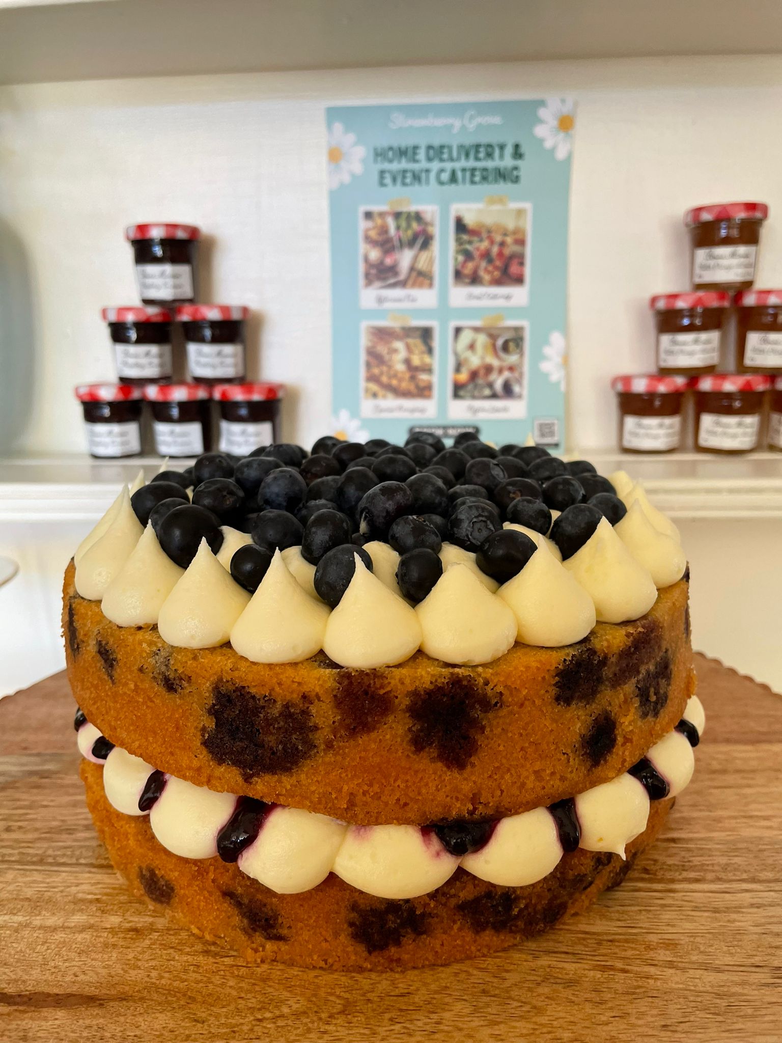 Blueberry and Lemon Cake