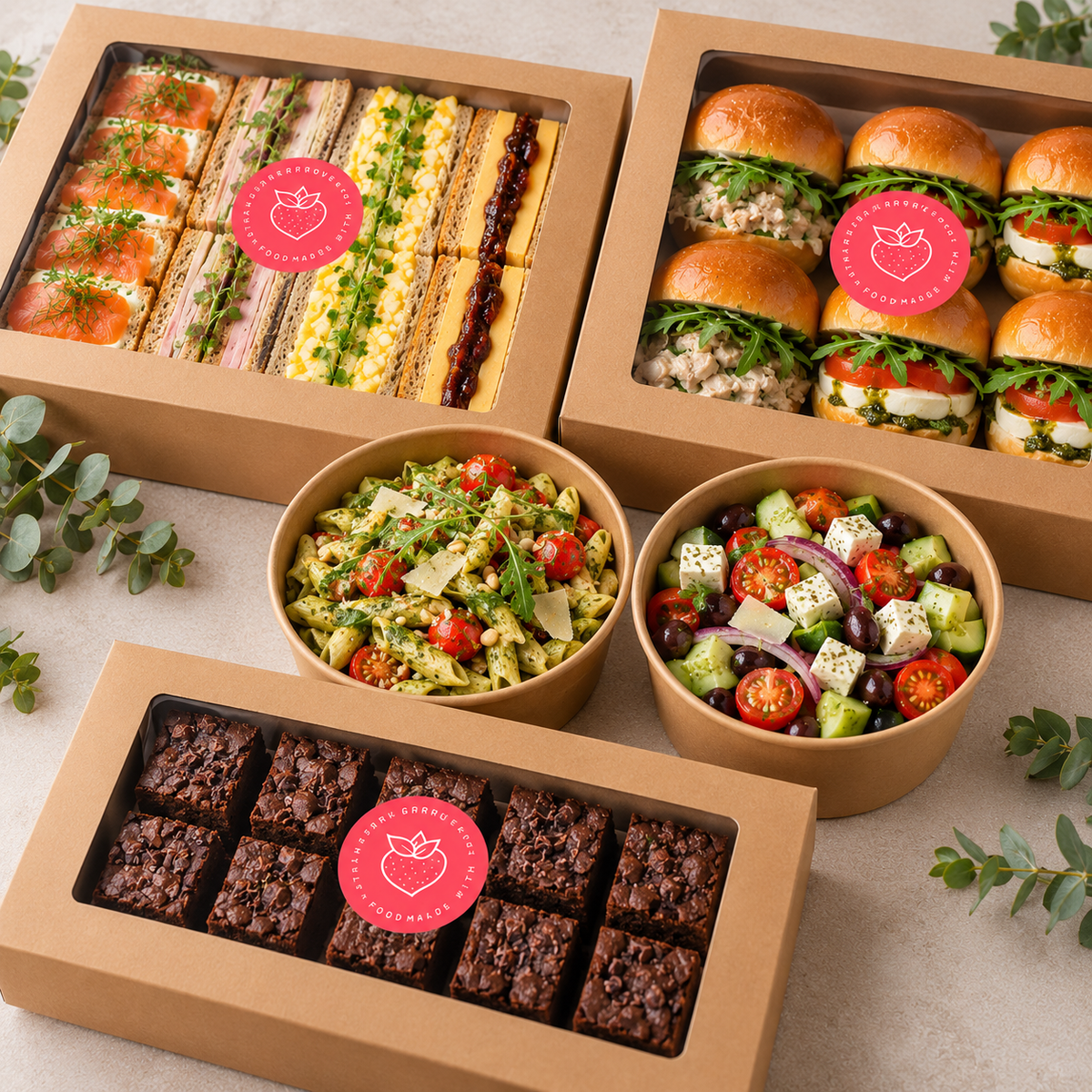Regular Office Lunch, serves 15 guests