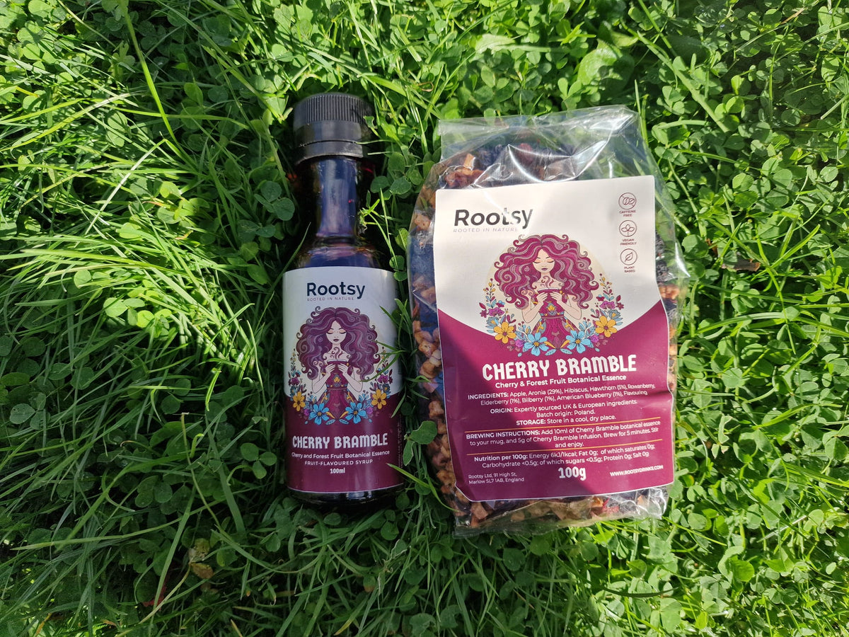 Cherry Bramble Tea and Syrup