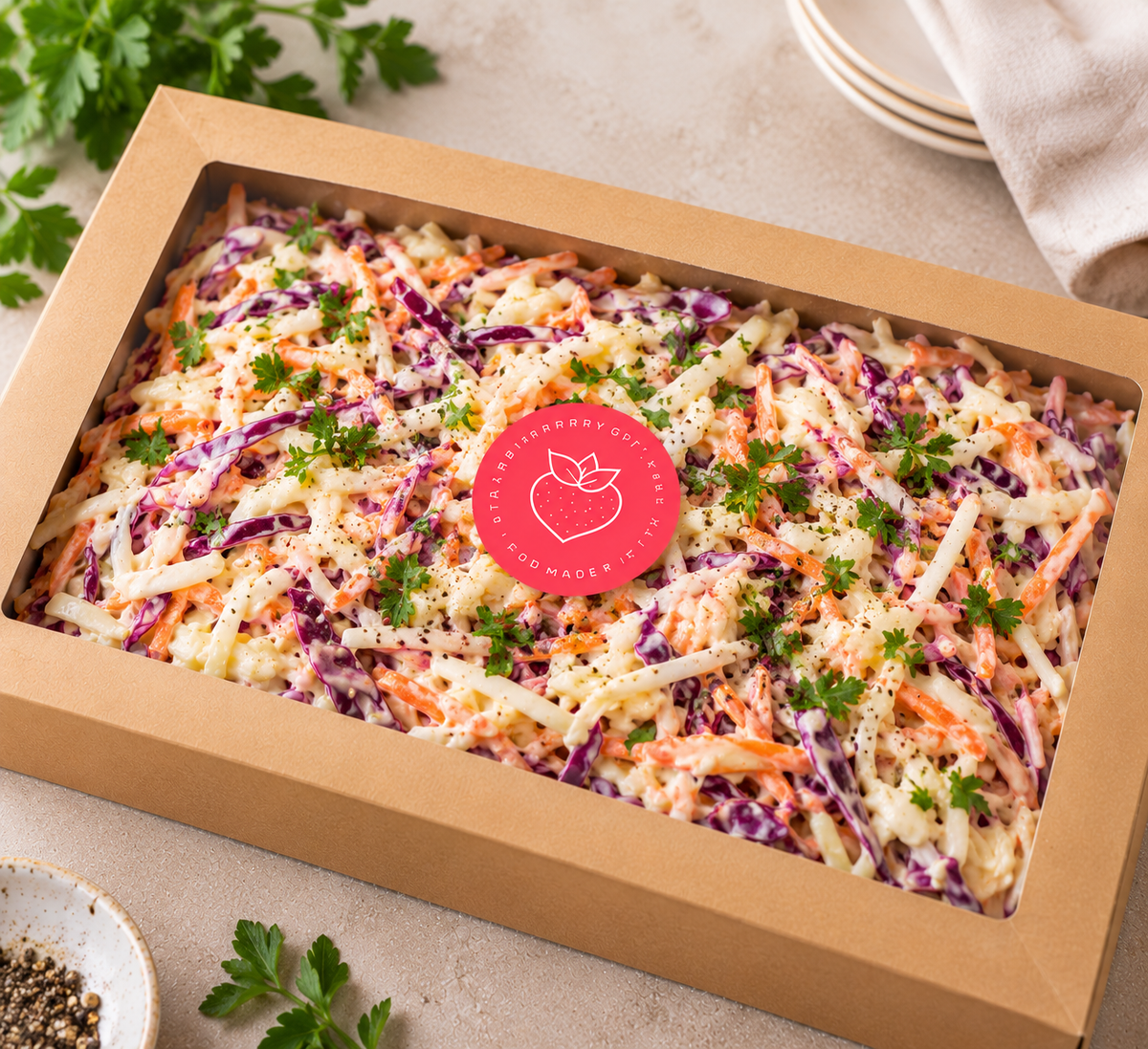 Coleslaw, serves 15 to 20 guests