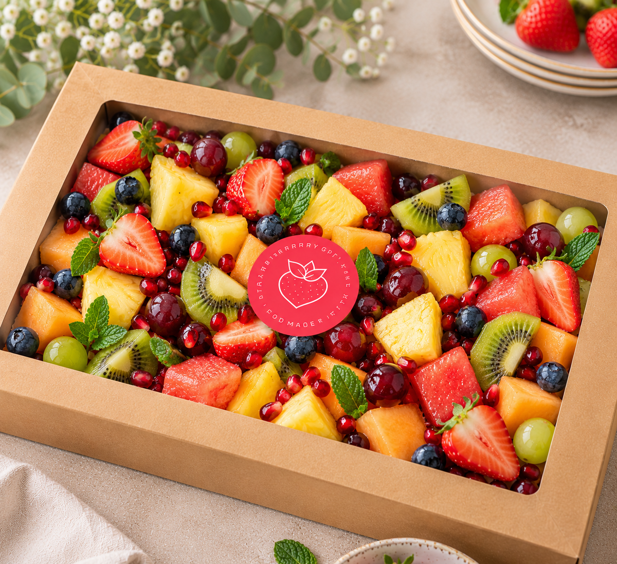 Fruit Salad, serves 15 guests